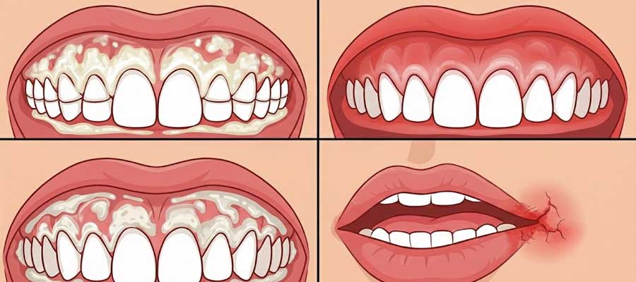 عکس قارچ لثه و انواع آن